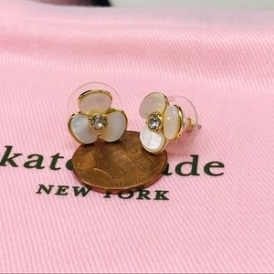 Kate Spade Pansy stud earrings